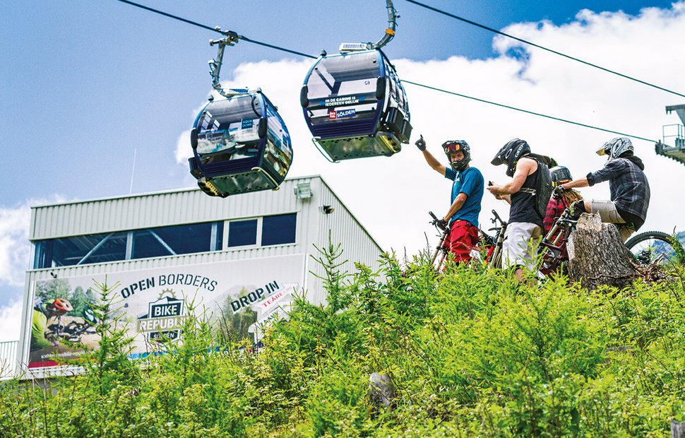 Biken in Sölden